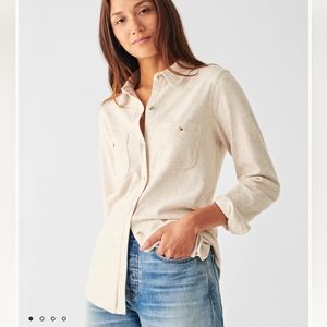 Faherty Legend Shirt - Off White